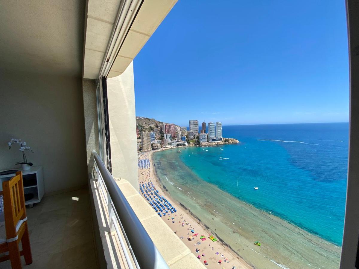 Apartamento Torre Levante, Primera Linea De Playa Benidorm Eksteriør bilde