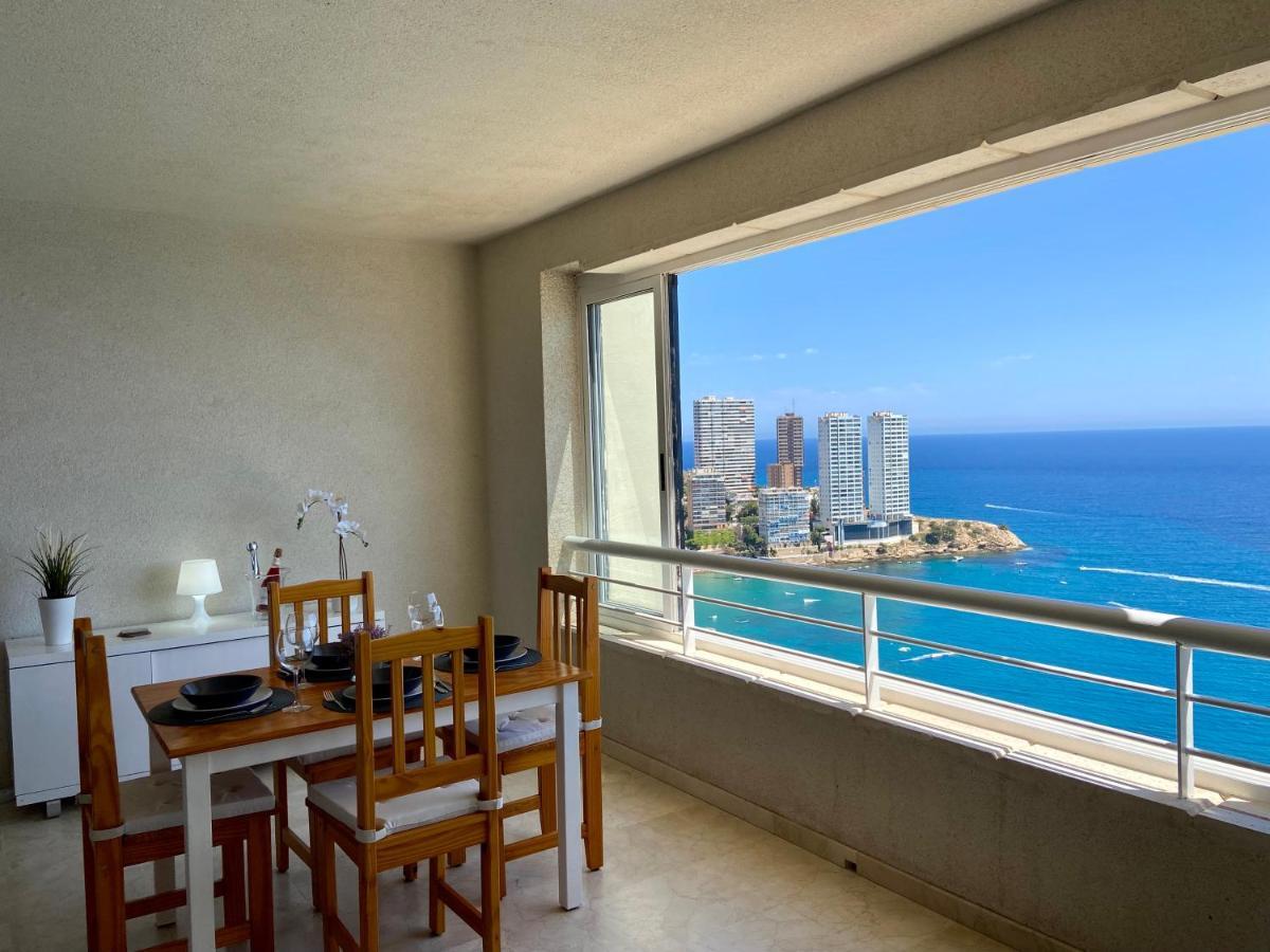 Apartamento Torre Levante, Primera Linea De Playa Benidorm Eksteriør bilde