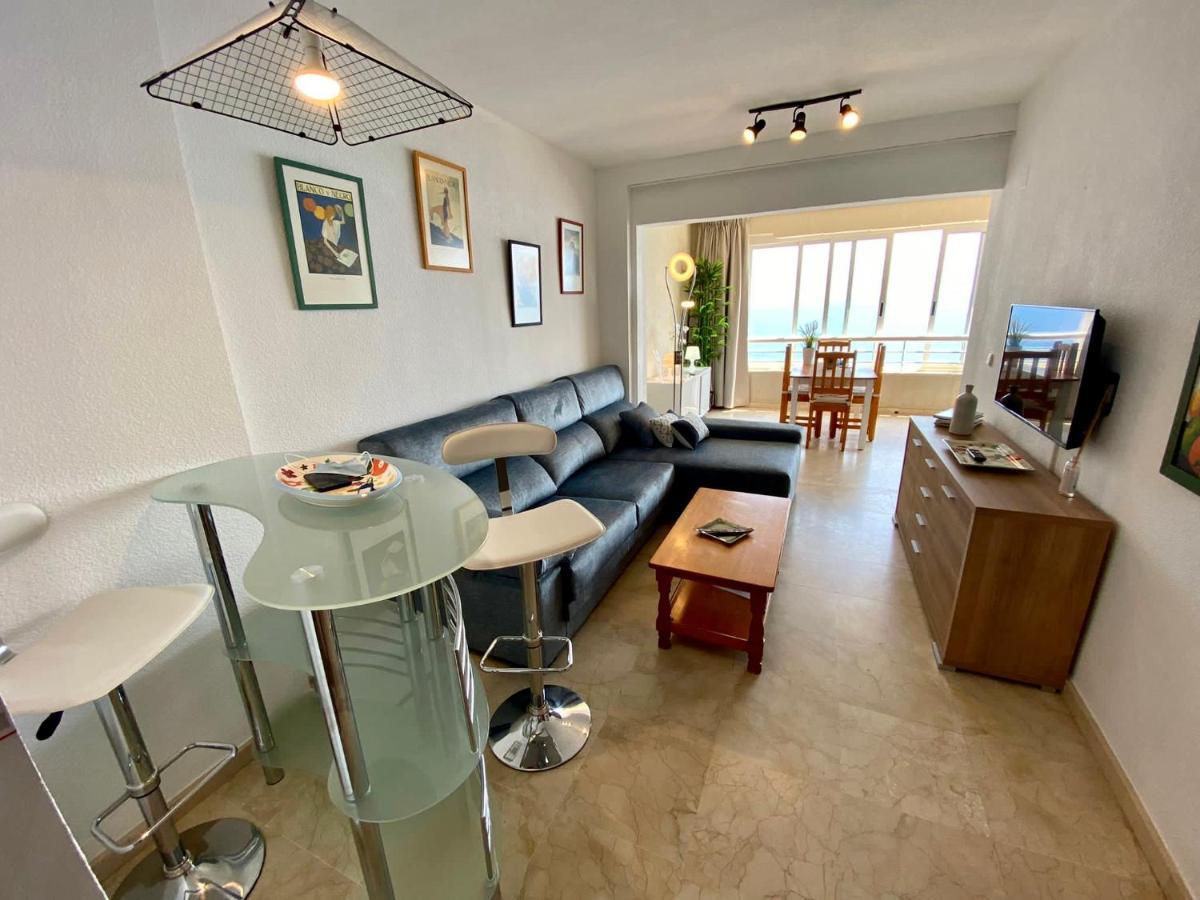 Apartamento Torre Levante, Primera Linea De Playa Benidorm Eksteriør bilde
