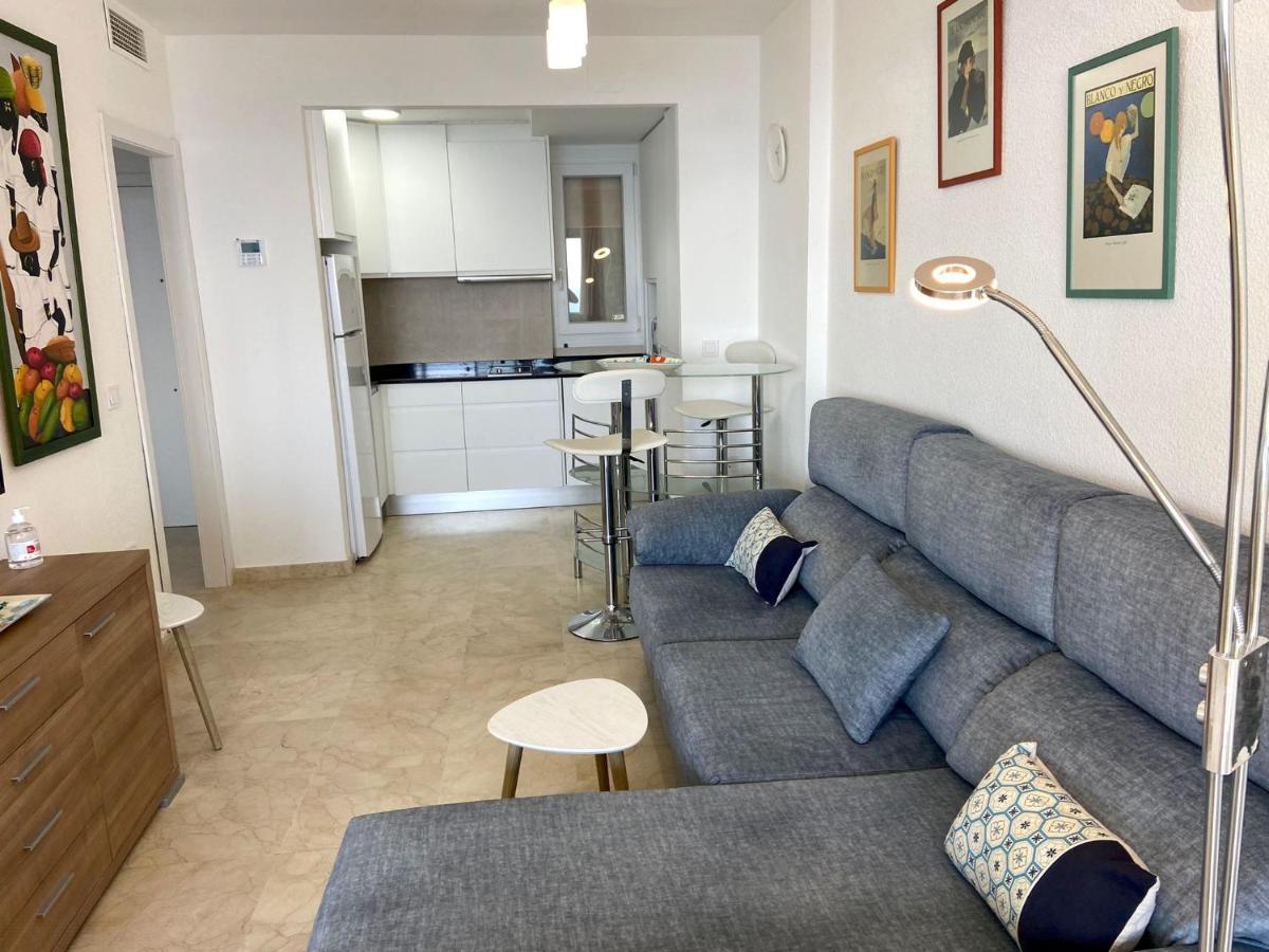 Apartamento Torre Levante, Primera Linea De Playa Benidorm Eksteriør bilde