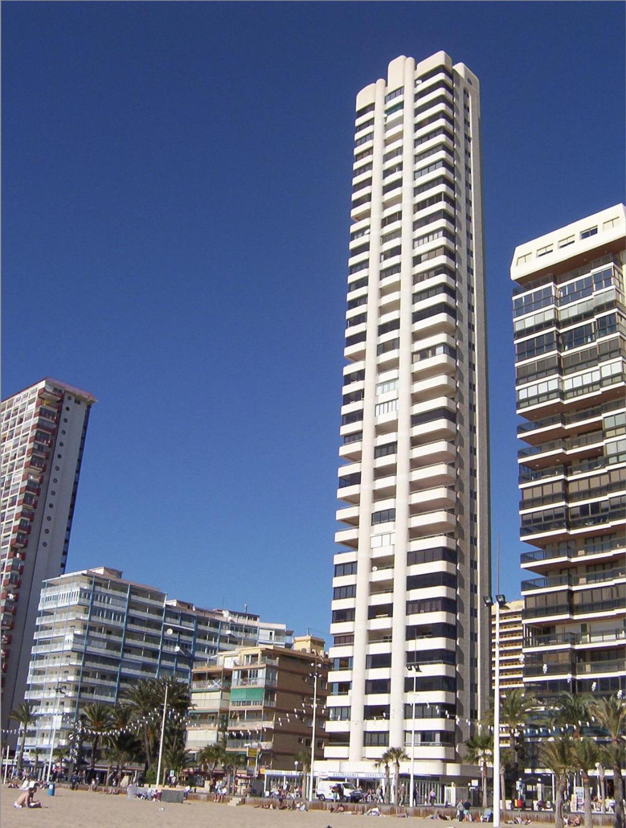Apartamento Torre Levante, Primera Linea De Playa Benidorm Eksteriør bilde
